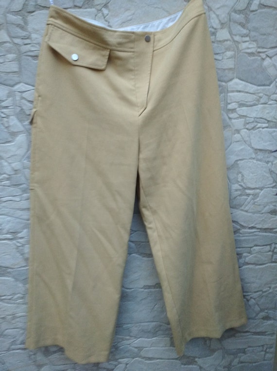 Pantalon Topshop Neuf à Jambes Larges, Texture Spot, Taille UK 10, Couleur Crème – Avec étiquettes !