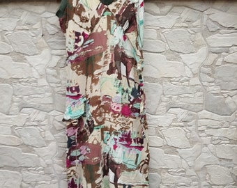 Vintage 90s ,camo style Dress M
