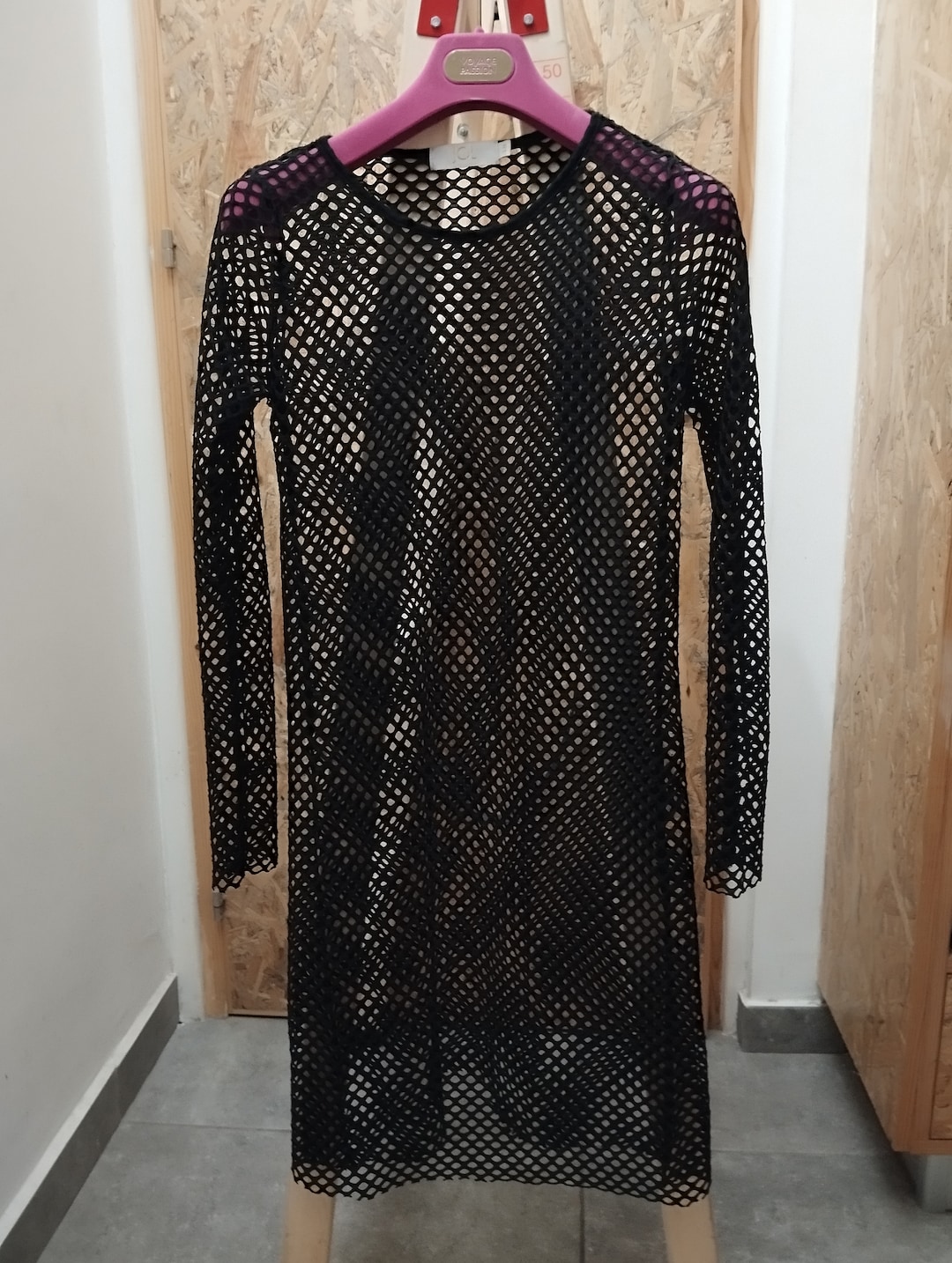 Fishnet Black Mini Dress Sexy M/L - Etsy Fishnet Black Mini Dress Sexy M/L - Etsy