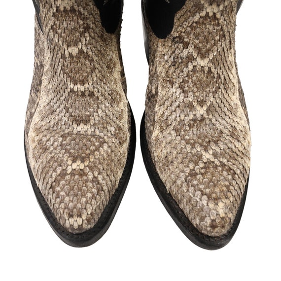Exotic Diamondback Rattlesnake 8D Cowboy Boots Men's … - Gem
