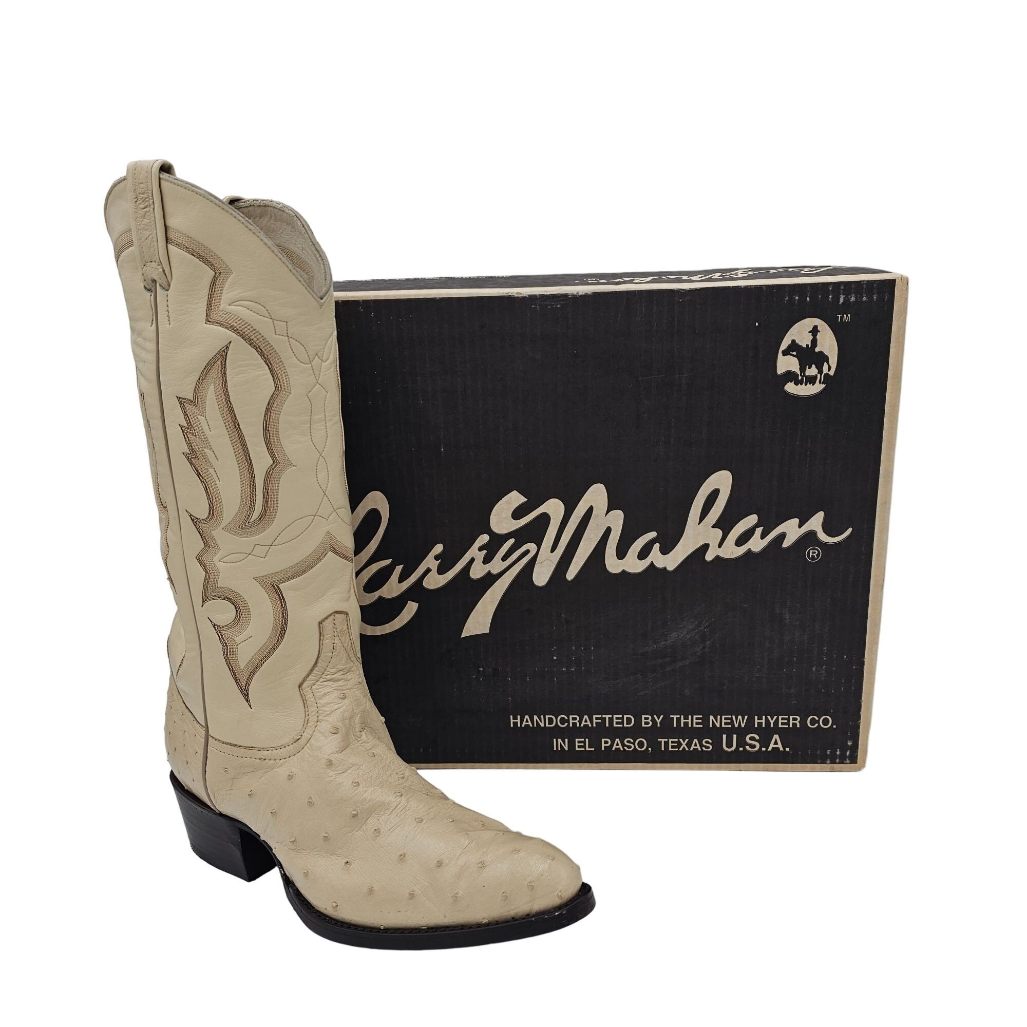 Larry mahan full sales quill ostrich boots