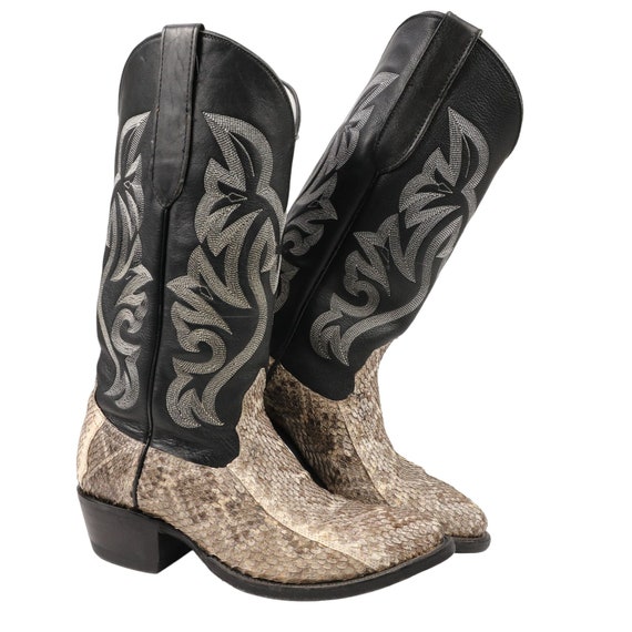 Exotic Diamondback Rattlesnake 8D Cowboy Boots Men's … Gem