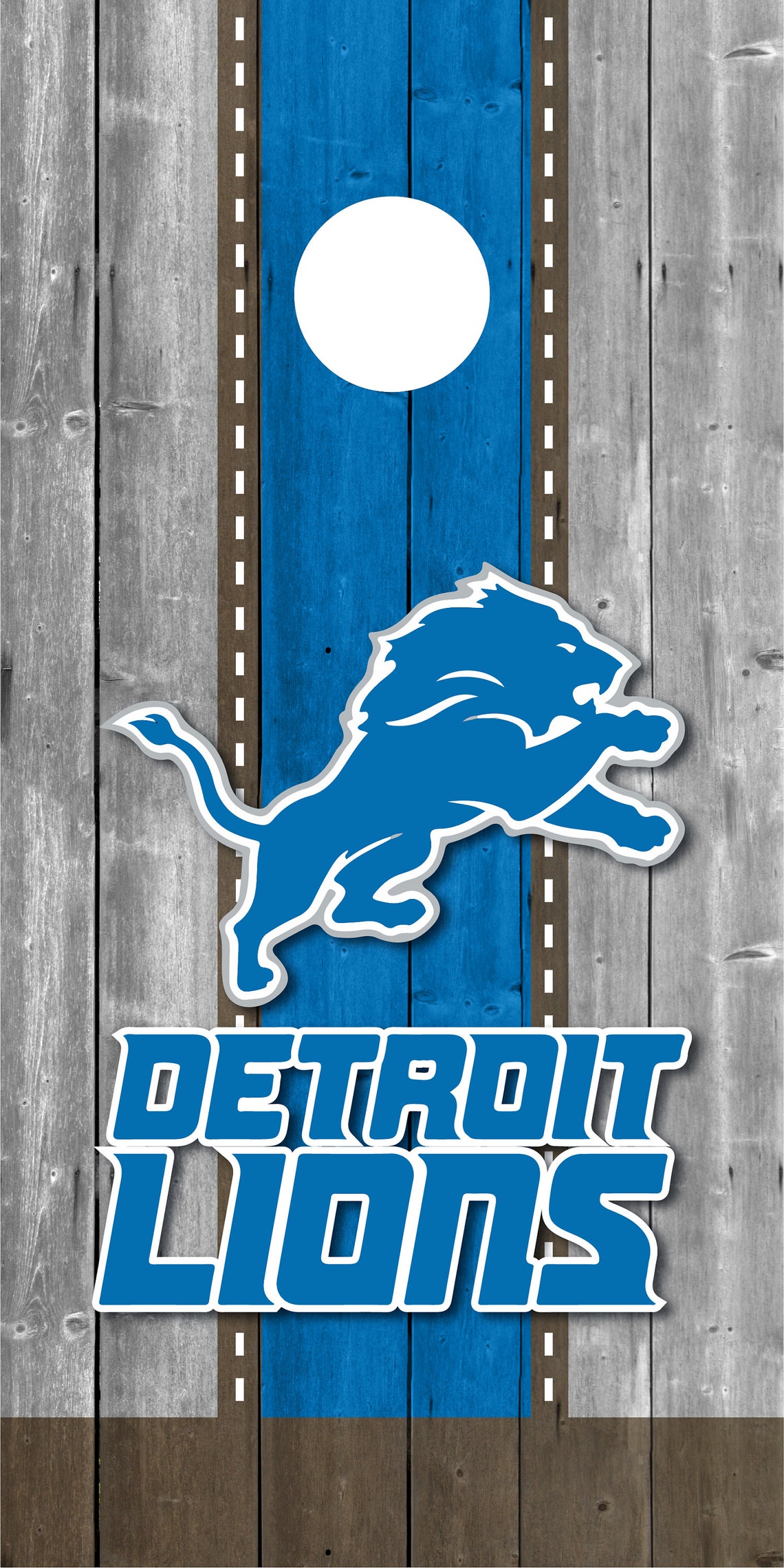 1 Cornhole Boards Wrap Detroit Lions Decal Sticker 3D Texture Etsy