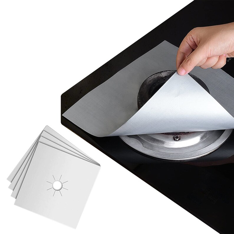 4packstove Burner Covers Gas Stove Protectors Nonstick Etsy Australia