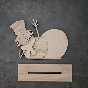 DIY Snowman craft, Wood Craft, Snowman Cutout, Christmas Wood Blank, Snowman Craft Blanks, wood blank, wood craft blank, laser cut wood