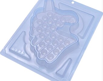 Unicorn Pop It, 3 Part Mold, Bwb Mold