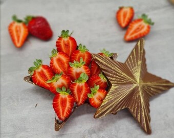 Rustic 3D Star, Giant Star, 3 Part Chocolate Mold, BWB Mold, Breakable Mold, Star of David, Christmas Star