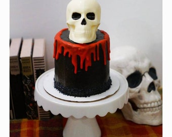 Small Skull, 3 Part Mold, BWB Mold, Hot Cocoa Bomb Size, Skull Mold