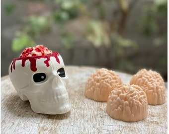 Small Brain, 3 Part Chocolate Mold