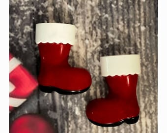Large Santa Boot mold, Breakable Boot, BWB mold, 3 Part Mold, Christmas Mold, *Free Candy Cane Mold, Medium Bell or Sled with purchase*