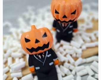 Jack O' Lantern Man, 3 Part Mold  BWB Mold, Halloween Mold, Jack O' Lantern Mold, Spooky Mold