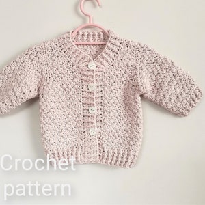 Crochet pattern &quot;Suzette Sweater&quot;   - Crochet sweater pattern