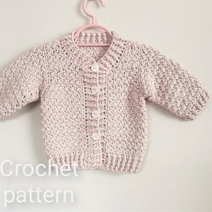 Crochet pattern "Suzette Sweater"   - Crochet sweater pattern