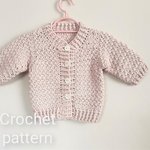 Crochet pattern "Suzette Sweater"   - Crochet sweater pattern