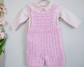Crochet pattern "Nola Romper"   - Crochet romper pattern - Sizes newborn up to 18 months