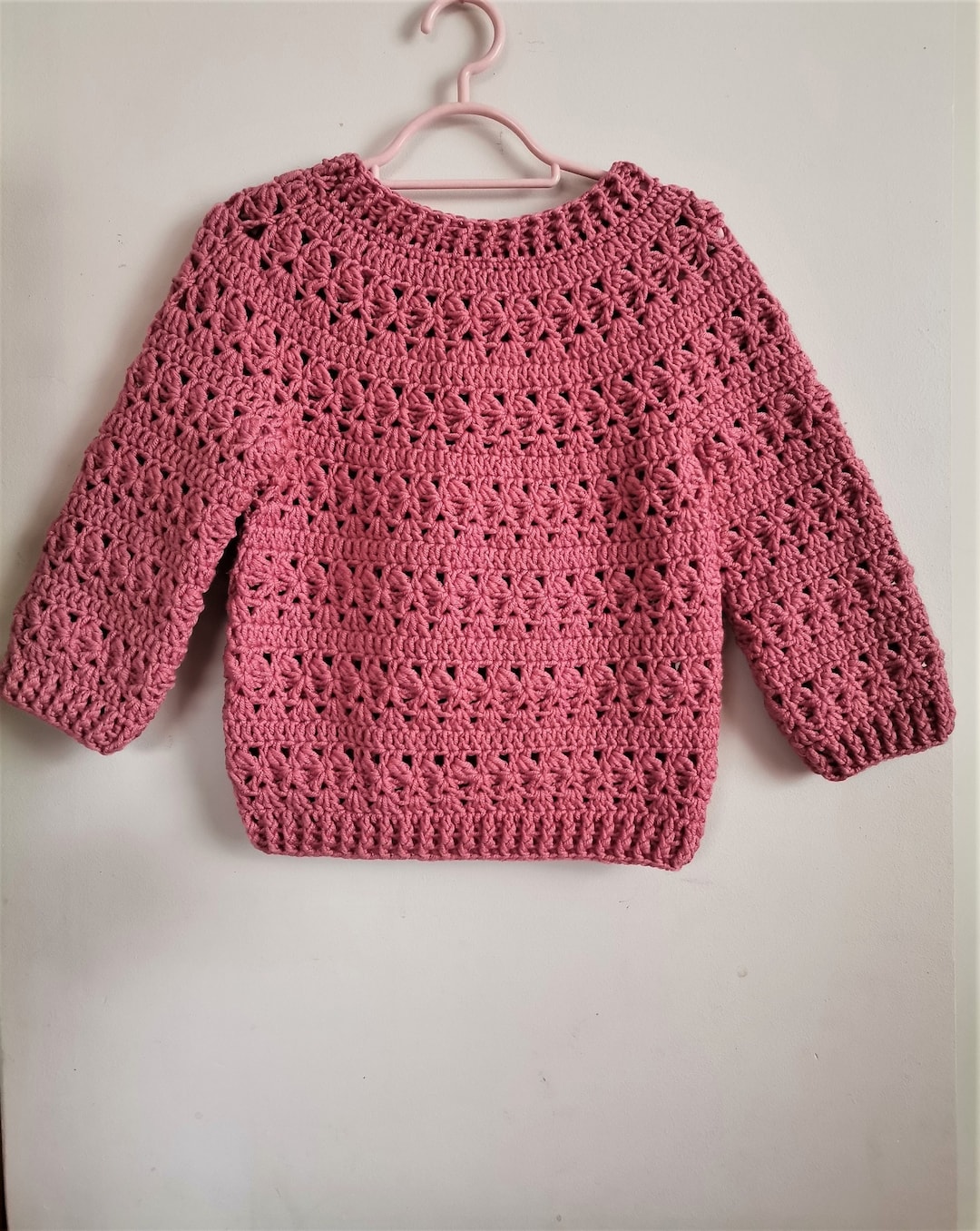 Sueter niña a crochet sale