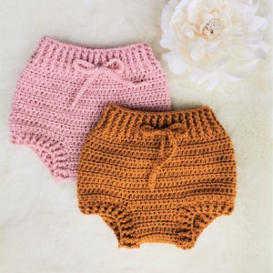 Crochet pattern Baby Bloomers Crochet diaper cover pattern Baby pants image 1