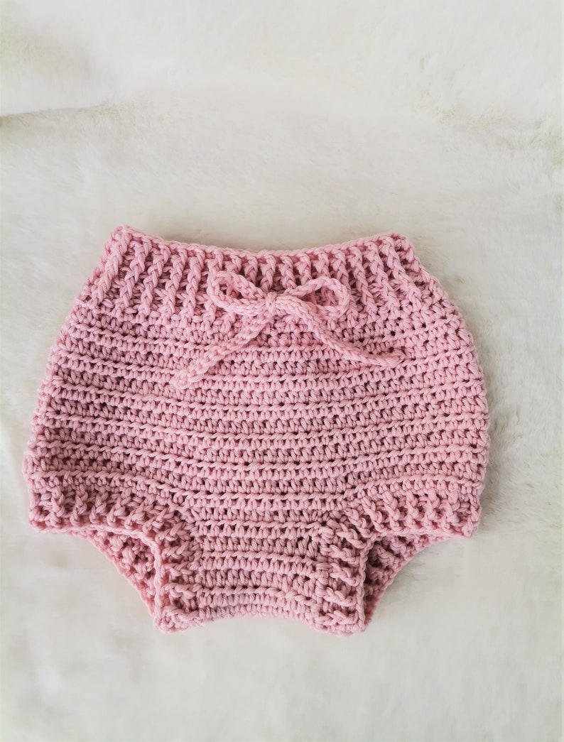 Crochet pattern Baby Bloomers Crochet diaper cover pattern Baby pants image 3