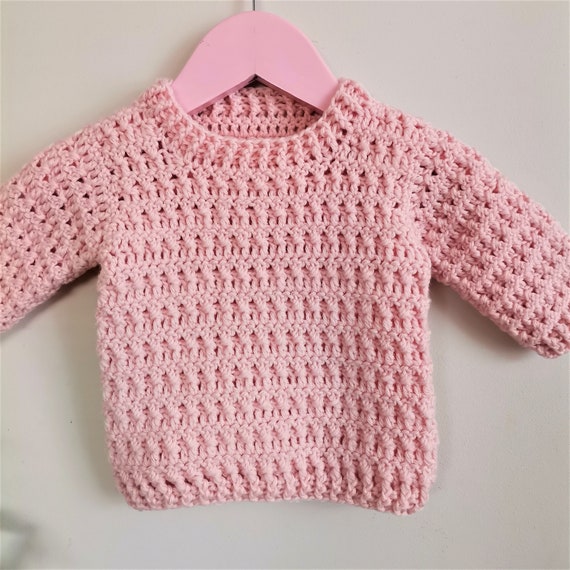 Patr n de crochet Sabine Sweater Patr n su ter ni a tallas 3 6