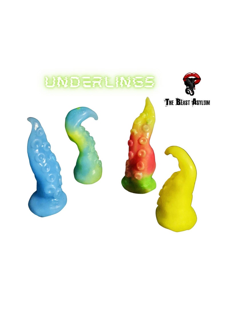 Underlings Tentacles Set of 4 Silicone Squishies 
