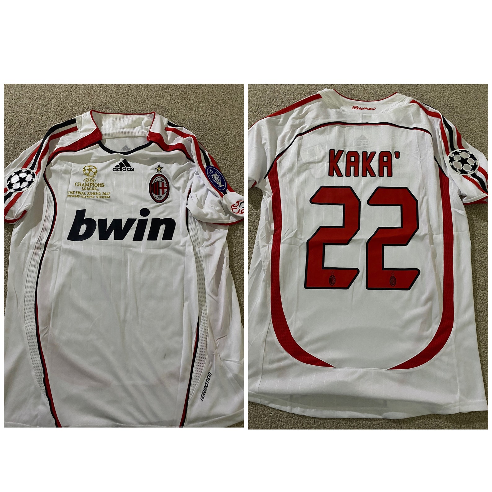 Kaka 2007 UCL Chemise finale Etsy