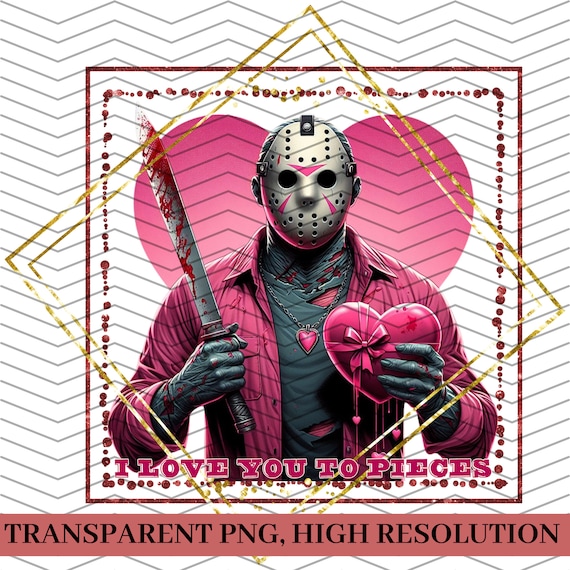 Valentines Horror, Valentines Day Png, DTF/DTG/Sublimation Transfer, Printing, T-shirt/Graphics, Horror Valentines,
