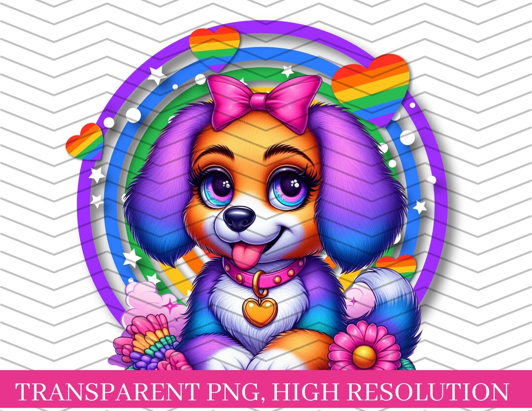 Lisa Frank 90's Baby 90's Throwback Lisa Frank Dog Etsy