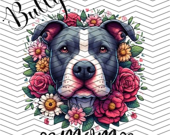 Pitbull Mom Life Png, Bully Mama Png, süßes Tshirt, Tumbler Mom Life Design, DTF Transfer, Sublimationstransfer, induzierende Grafiken, Trendy