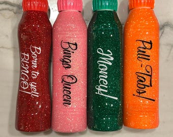 Personalized Bingo Dauber, Personalized Glitter Bingo Dauber, Custom Name Sparkly Bingo Marker, Game Night Gift for Mom