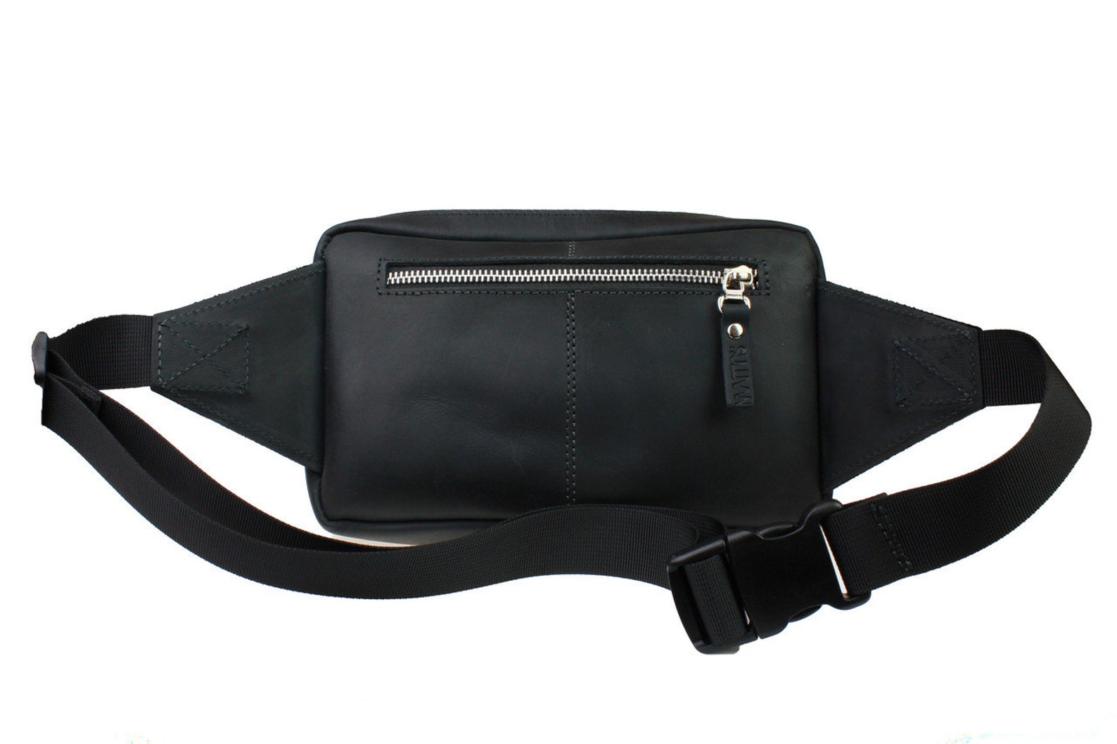 Natural Leather Bag Leather Mens Hip Bag Waist Bag Men Etsy