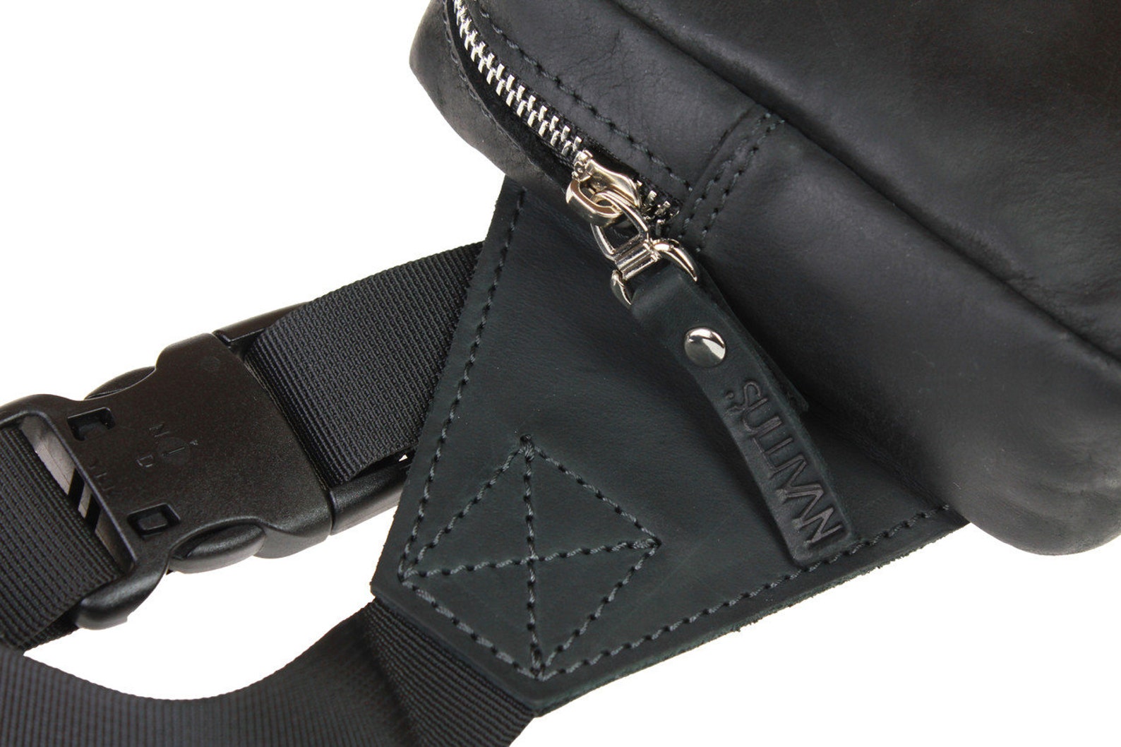 Natural Leather Bag Leather Mens Hip Bag Waist Bag Men Etsy