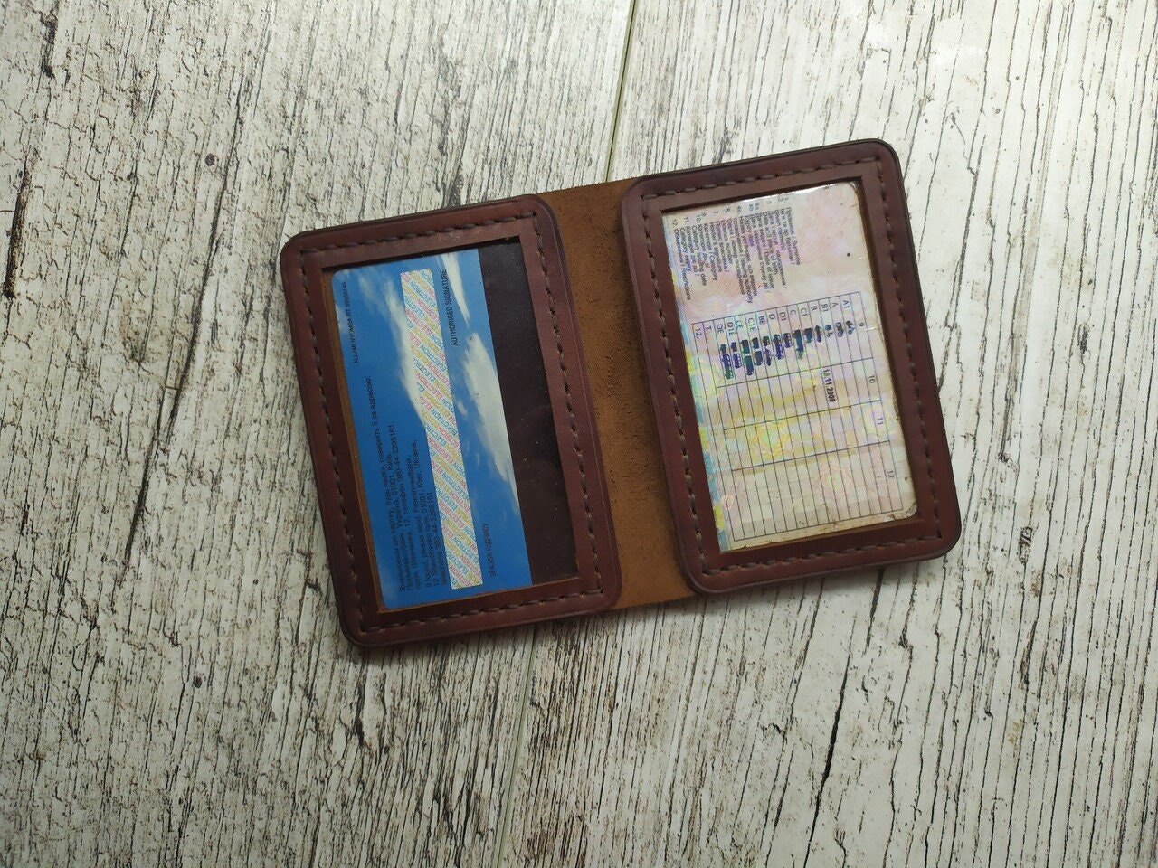Leather driving licence holder/driving licence Wallet/driving licence Cover-S-06 