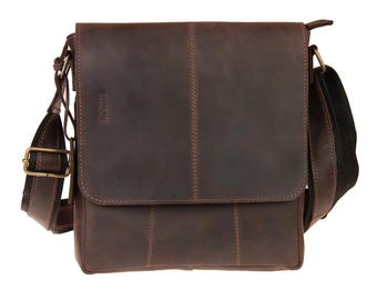 Men Leather Shoulder Bag Brown, Mens shoulder bag, Messenger bag men, Handmade bag, Mens crossbody bag, Fathers day gift, Gifts for him