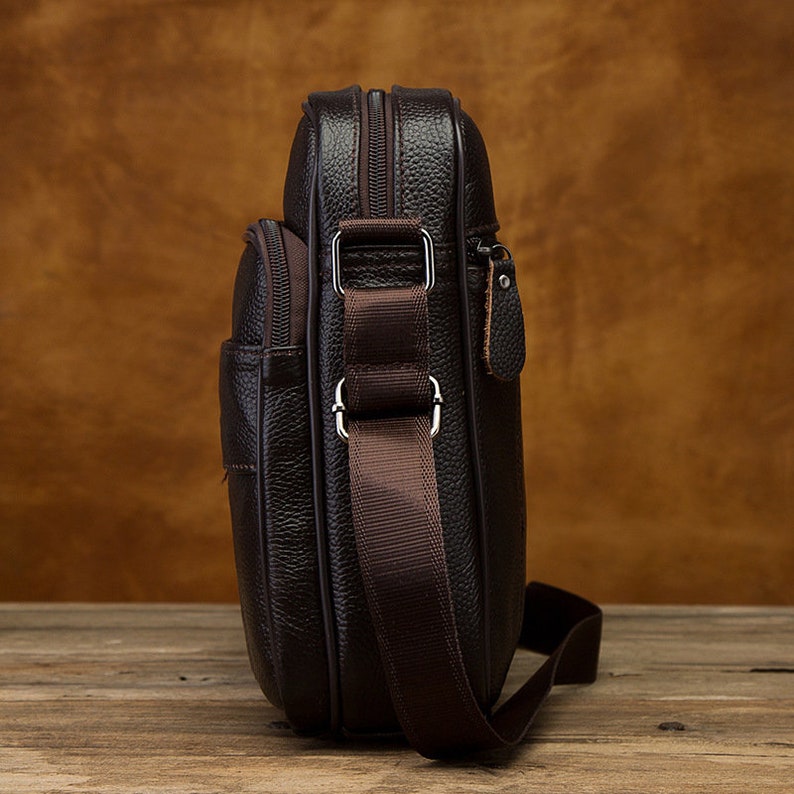 Original Leather Casual Design School Shoulder Messenger Cross-body Fashion College Tablet Satchel Student bag handbag ipad briefcase bag