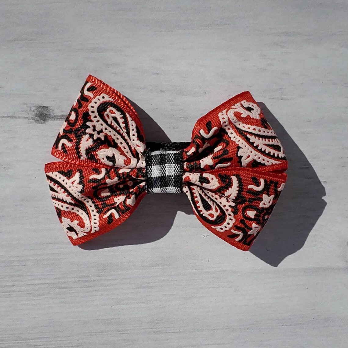 Bandana Bow Bandana Clip Bandana Accessory Country Bow Etsy