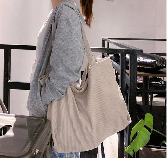 large cord eco tote bag