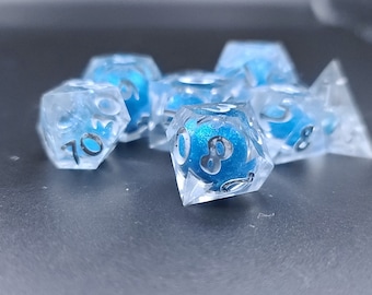 Iceberg Lounge handmade dice set