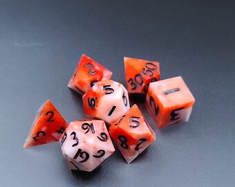 The Great Red Spot handmade dice set