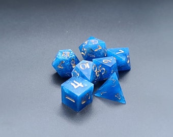 Starry Night handmade dice set