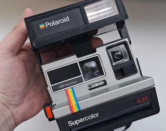 Vintage Polaroid Supercolor 635 LM Program, Instant Y2K Camera