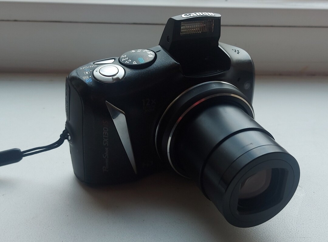 Vintage Canon Powershot SX130 IS Digital Camera With Memory Etsy