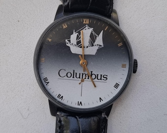 Rare Wristwatch Pobeda 2602 Columbus, Mechanical 15J