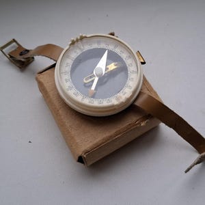 Rare Adrianov&#39;s wrist compass with box