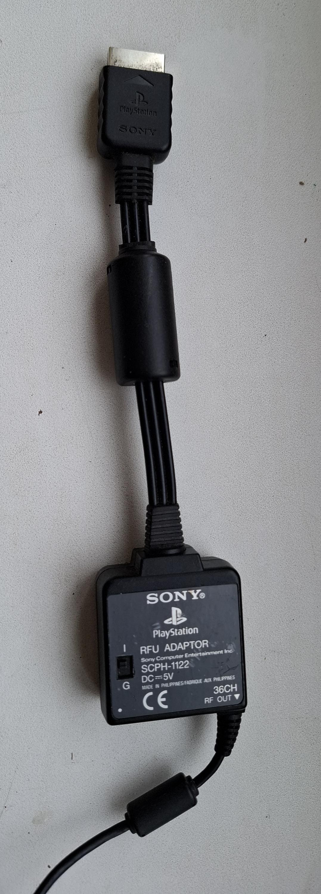 Rare Sony PS Original RFU Adapter Scph-1122 Cable DC 5V - Etsy