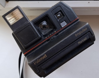 Cámara de película instantánea Polaroid Impulse vintage