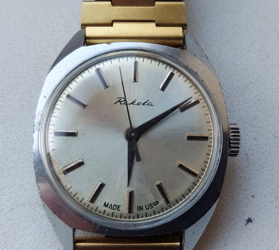 Rare wristwatch "Raketa" USSR watch - image 2