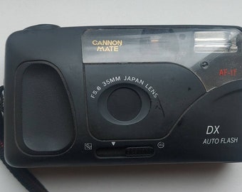 Rare Film Camera Canon Mate DX Auto Flash 35mm - Etsy