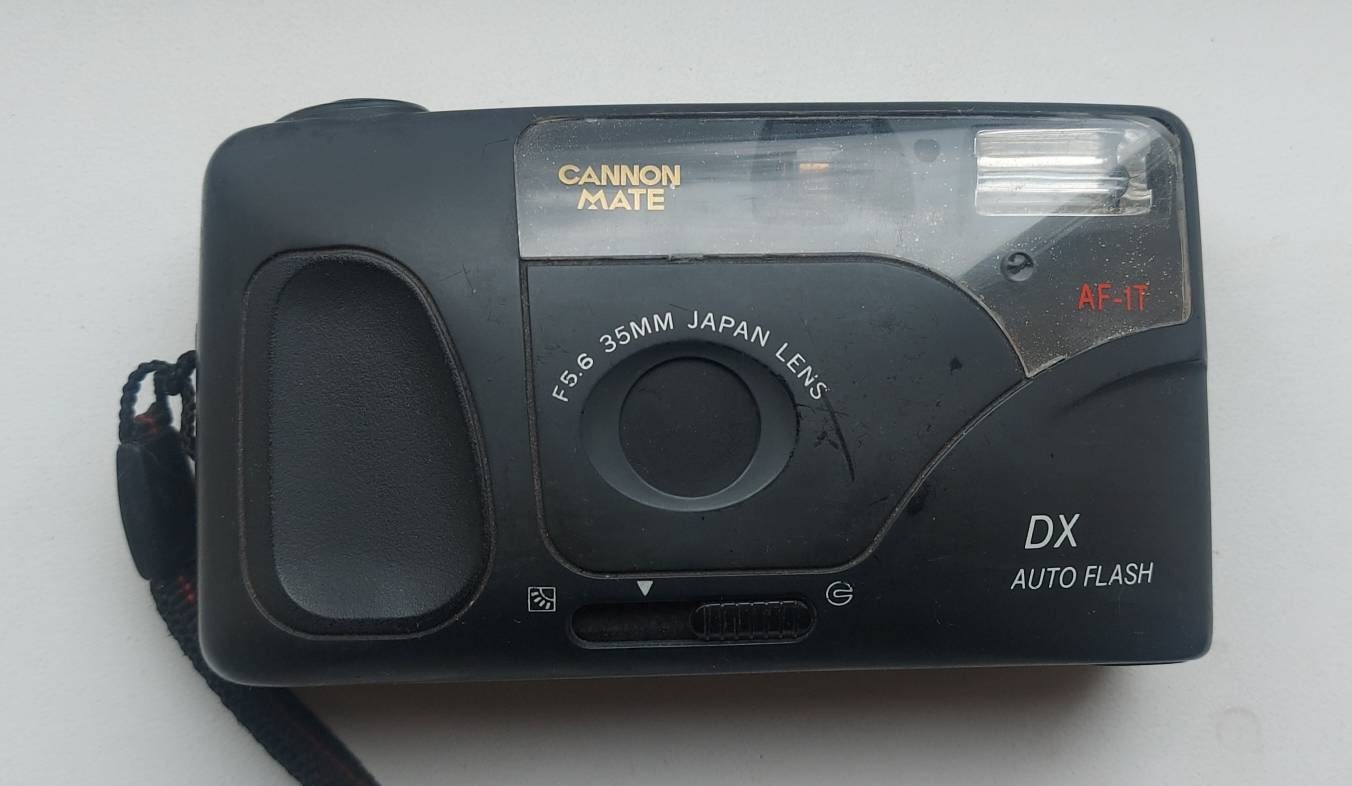 Rare Film Camera Canon Mate DX Auto Flash 35mm - Etsy