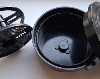 Vintage Soviet 35mm Film Developing Tank USSR Darkroom Equipment Processing Reel Black Plastic Film Developer Analogue Photography Gear