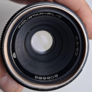 Objectif macro Industar 61L/Z 50 mm f/2.8, monture M42, objectif soviétique vintage, bokeh étoilé LZOS, objectif à focale fixe net, compatible avec les adaptateurs Sony, Canon, Fuji et Nikon.